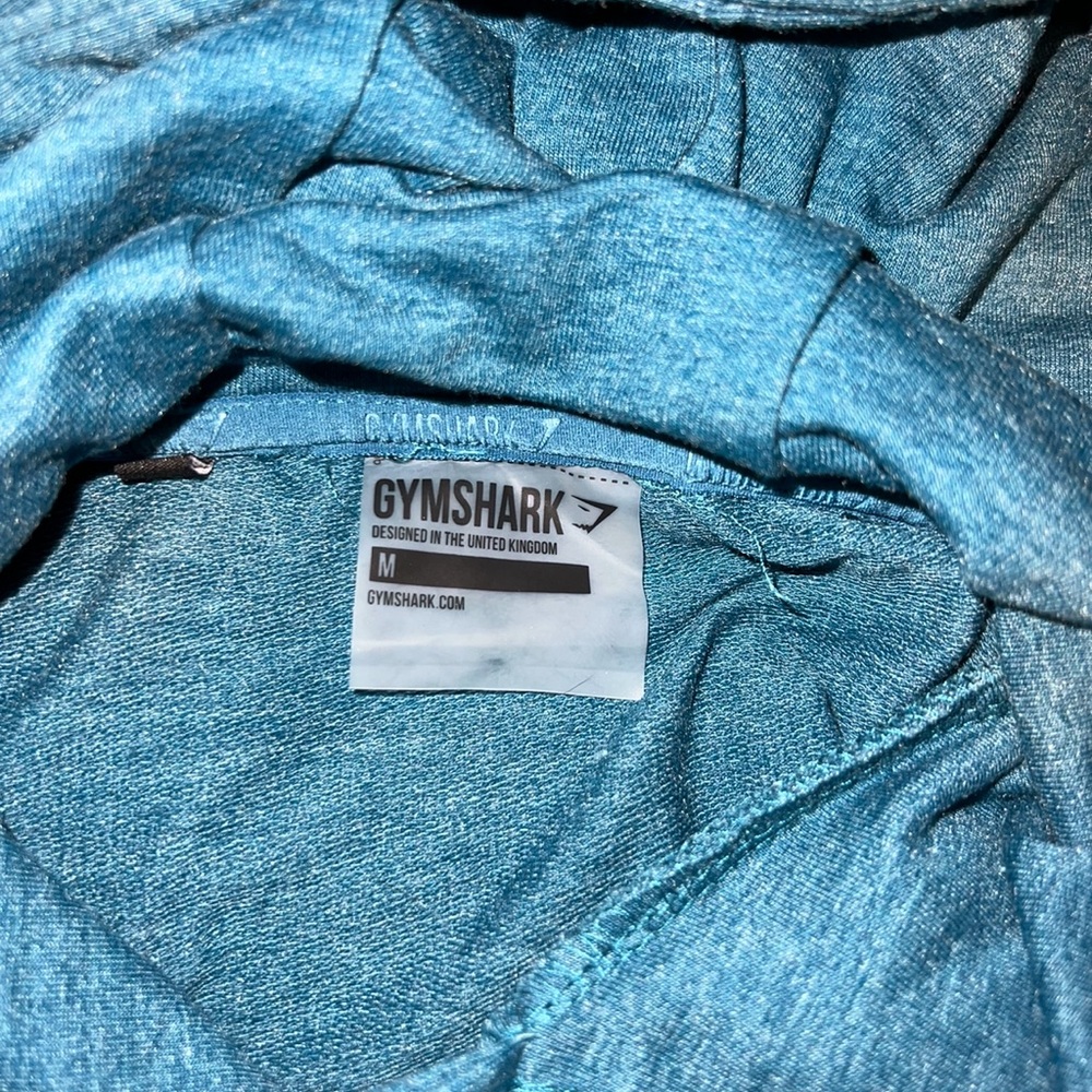 Gymshark Cross Back Hoodie - Petrol Blue Marl - Medium - Picture 5 of 5